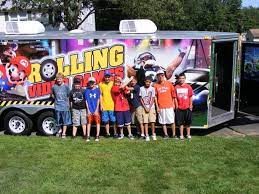 We will definitely keep this service on. Mobilefront Premier Game Truck Rolling Video Games Mobile Video Game Trailer