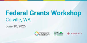 Washington Department of Commerce Federal Grants Workshop