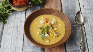 De lentejas 1 zanahoria grande 1 tomate 1/2 cebolla 1 pimiento pequeño 3 dientes de ajo 1 cdita. Tofu Al Curry Con Crema Di Cocco E Salsa Di Arachidi