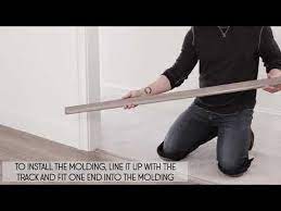 2 How To Install 3 N 1 Vinyl Flooring Molding Transition Strips Diy Flooring Installation Youtube Vinyl Flooring Diy Flooring Floor Installation