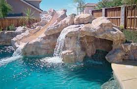 This swimming pool waterfall comprises over 90% of our sales. Pool Grottos Cool Design Ideas Cost More Pool Research