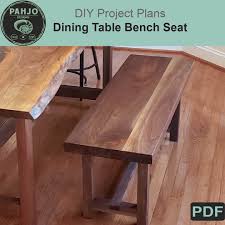 Then sit stylishly at any of your outdoor by building this garden bench that is having a unique, curved, and stylish design. Diy Dining Table Bench Plans Pahjo Designs