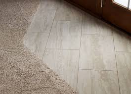 Transition From Carpet To Tile Entry With Traditional Restoration Carpet To Tile Transition Carpet Tiles Flooring