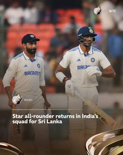 Big names return to the Indian Test side for the Sri Lanka tour 🏏 #WTC27 Head to our stories for details 📲