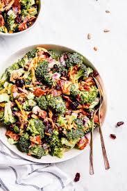 Combine apple cider vinegar, mayonnaise, sugar, salt, and pepper in a bowl. The Best Broccoli Bacon Salad Garnish Glaze