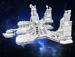 Nostromo And Refinery From Alien Lego Lego Space Alien