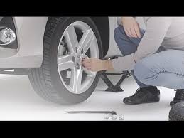 Spare tires may be compact or donut spare tires which are smaller than regular tires, and for safety concerns shouldn't be driven for long periods of time, but they allow you to get your car mobile again after a flat tire. How To Change A Wheel On Your Toyota Youtube