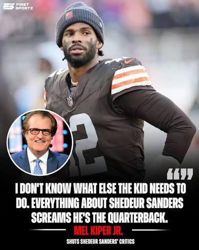 Mel Kiper Jr. says he's "disgusted" at Shedeur Sanders ...