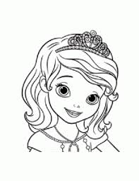 She looks very cute and cheerful. Sofia The First Free Printable Coloring Pages For Kids