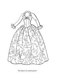 Many people like to make a dress, create a unique dress. Fashion Dress Coloring Page Free Printable Coloring Pages For Kids