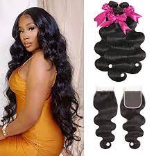 Body Wave Human Hair Bundles With Closure 22 24 26 20 Inches 9a Brazilian Human Hair Bundles With Closure 100 Unp Hair Waves Body Wave Hair Weave Hairstyles