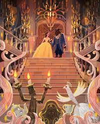Exclusive Enchanting Beauty And The Beast Art From Our Gallery Nucleus Show Will Call To Your Inner Bookworm Beauty And The Beast Art Disney Art Disney Beauty And The Beast