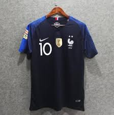 Find great deals on ebay for france football jersey. France 2 Star 2018 Euro Qualifier Home Mbappe 10 Shirt Soccer Jersey With All Badges Dosoccerjersey Shop