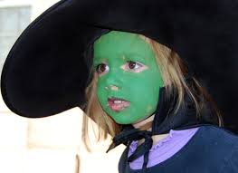 Neighborhood Preschoolers Trick-or-Treat