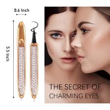 Amazon.com: CRINSLY 2022 Upgraded Black Eyelash Glue Pen Self-Adhesive 2 in  3 Eyeliner for Normal False Lashes Long-Lasting Eye Liner for Sensitive  Eyes Quick Drying Latex-Free Eye Makeup(2Pcs Black) : Beauty &