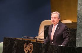 Un secretary general antonio guterres. Antonio Guterres And The Un 10 Member Group Visit The G Stic Conference Agro Chemistry