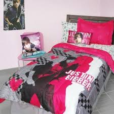Hot Pink Justin Bieber Bed Set 3 Comforters Justin Bieber Girl Room