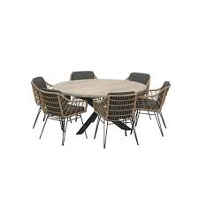 Free uk delivery on eligible orders* ✓ shop now. 4 Seasons Outdoor Cottage 6 Seater Dining Set With Louvre Table