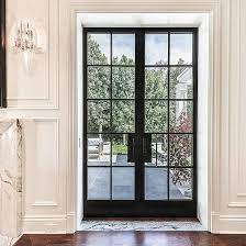 Thermal Aluminum French Door T225 Steel Look From Arcadia Aluminium French Doors French Doors Exterior Steel Doors And Windows