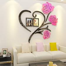 A living wall is not only a great way to bring greenery into your home, but it's a trendy alternative to the typical wall art. Bathroom Rose Flowers Wall Sticker Furnishings Living Room Tv Decoration Wall Art Craft Home Decor Gift Small Size Improve Your House And Yourself