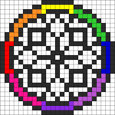 Improved Dream Catcher Perler Kandi Pattern Dream Catcher Patterns Perler Beads Perler Bead Art Je me disais bien aussi que j'avais déjà vu ce magnifique dessin ;3. dream catcher patterns perler beads