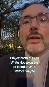 Prayers from outside the White House