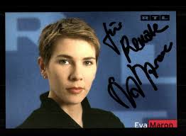Eva Maron RTL Autogrammkarte Original Signiert + F 2663
