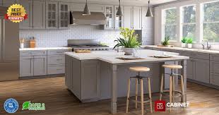Grey kitchen cabinets wood worktop ukg. Light Grey Cabinets Light Grey Kitchen Cabinets Cabinetselect Com