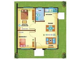 Bungalow house design with 2 bedrooms. Bungalow House Floor Plan With 2 Bedrooms Novocom Top