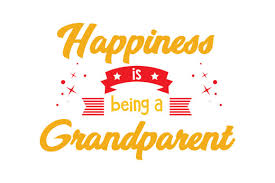 Download Happiness Is Being A Grandparent Quote Svg Cut Graphic By Thelucky Creative Fabrica SVG Cut Files