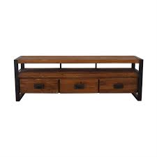 83 Off West Elm West Elm Bin Pull 3 Drawer Media Console Storage