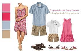 Clothing Color Combination For Summer Family Portraits Family Portrait Outfits Summer Family Portraits Family Picture Outfits