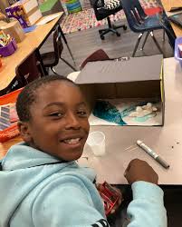 Ms. Collins' students played math basketball to review place value.  Everyone worked hard to solve the problems and shoot some hoops! 🏀