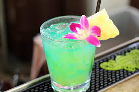 Edge Blue Hawaii In A 12 14oz Glass Filled With Ice Or Blended If You Prefer 3 4oz Blue Curacao Mixed Drinks Recipes Mixed Drinks Alcohol Smoothie Drinks