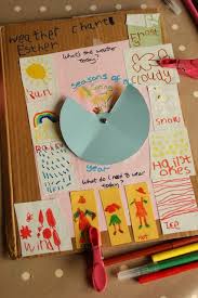 Create With Your Hands Making A Weather Chart Cute Idea