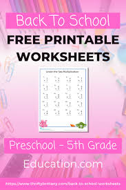 There are over 100 free fraction worksheets in pdfs below to support. Free Printable Worksheets For Preschool To Fifth Grade Thrifty Brittany
