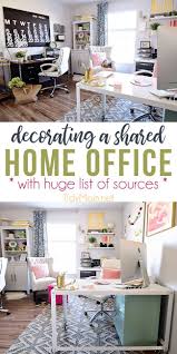 Decorating A Shared Home Office Shared Home Offices Home Office Space Home Office Layouts