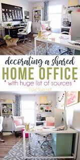 Have been enjoying a home office for three months now in our new home where the whole family shares the space. Decorating A Shared Home Office Shared Home Offices Home Office Decor Home Office Space