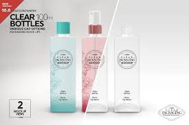 Free box square design psd mockups. Clear 100ml Pet Bottles Mockup Free Packaging Mockup Design Mockup Free Bottle Mockup