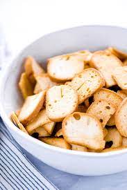 They're great to have on hand because, obviously, there is no shortage of hummus and other amazing mediterranean dips that could use a crunchy chip!. Homemade Bagel Chips Recipe What The Fork