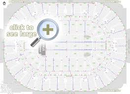 honda center seat row numbers detailed seating chart