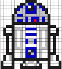 R2d2 Perler Bead Pattern Star Wars Quilt Star Wars Crochet Perler Beads
