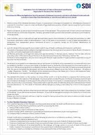 Bank account closing letter format after death. Https Www Sbi Co In Documents 26274 68559 Application Form For Settlement Of Claim Of Deceased Constituents 26 Annexures Pdf 8bb2b559 33ca 1784 Ac2a 65dea0bdc6b6 T 1601702302029