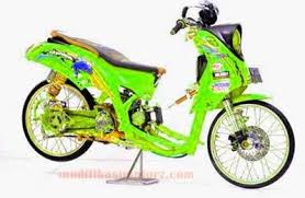 Modifikasi motor fino 125 warna biru. 24 Foto Terbaik Modifikasi Yamaha Mio Fino 125 Terbaru 2018