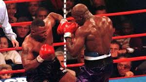 On This Day Evander Holyfield Tells The Story Of Hammering Mike Tyson Into Defeat Mike Tyson Evander Tyson