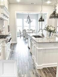 Off White Kitchen Cabinets With Wood Floors Whitecabinets And Kitchenislands White Kitchen Design Kitchen Design Kitchen Cabinet Design