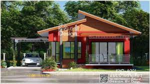 3 bedrooms, 1 car garage, balcony, roof deck, living area, 1 dining & kitchen, 2 toilet & bath & laundry area. Single Storey Modern House Roof Design House Storey