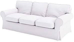 When they get dirty, they're easy to wash. The Heavy Duty Cotton Ektorp 3 5 Seat Width 98 Not Regular 3 Seat Sofa Cover Replacement Is For Ikea Ektorp Three And Half Sofa Cover An Ektorp Sofa Slipcover Replacement White Buy