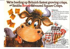 Smiths square crisps lenny henry eating is believing 1980s. Smiths Potato Crisps Remember These Miko Cartoon