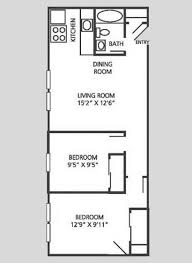 Two Bed Floor Plan At Cliffside Apartments In Sunderland Massachusetts Near 5 Colleges And Umass Amherst 413 Unique Floor Plans Floor Plans Living Dining Room